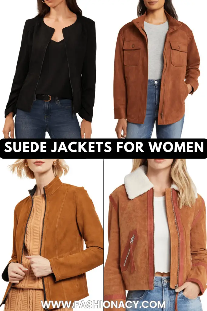 Suede Jackets For Women