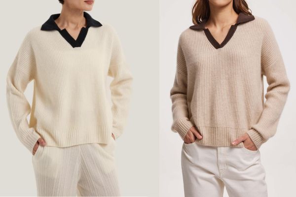 cashmere-polo-sweater-outfit-women