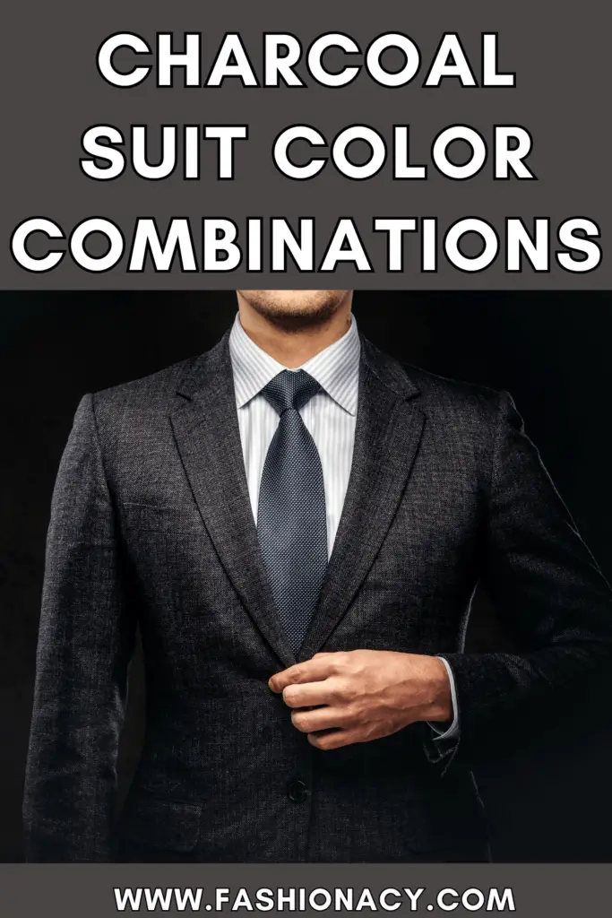 Charcoal Suit Color Combinations