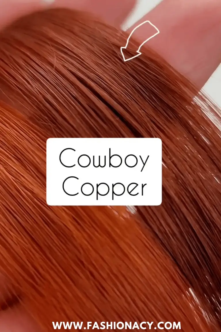 copper cowboy hair