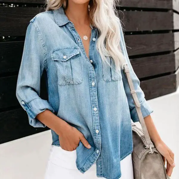 Denim Blouses For Women