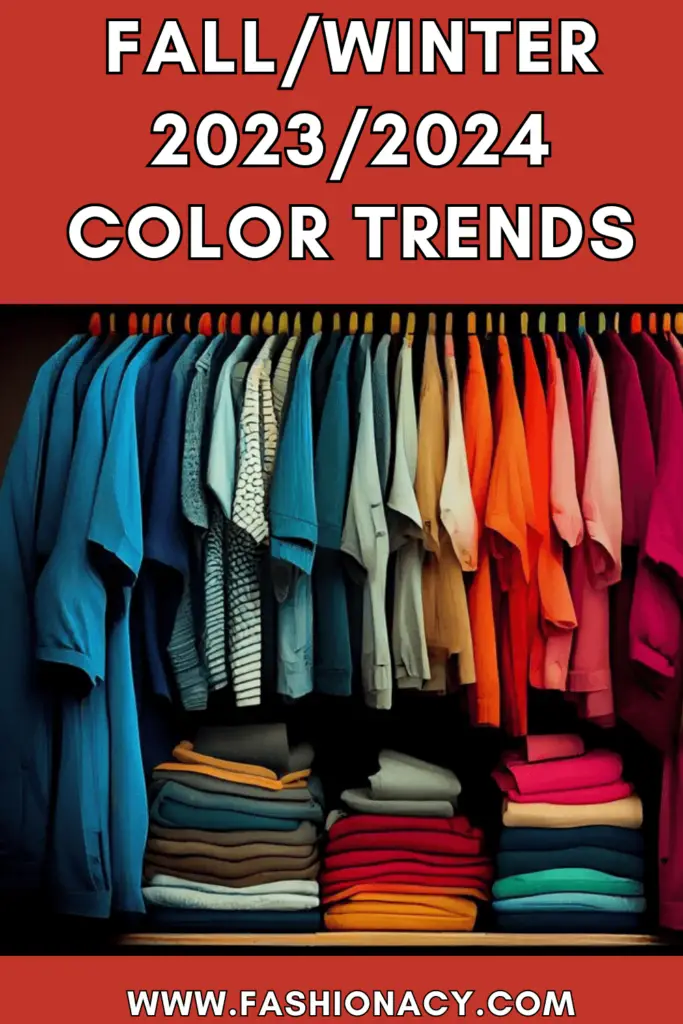 Fall/Winter 2023/2024 Color Trends