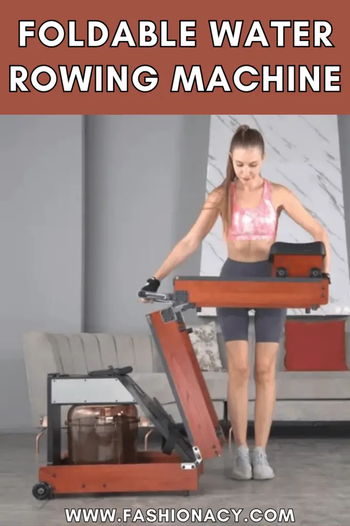 foldable water rowing machine