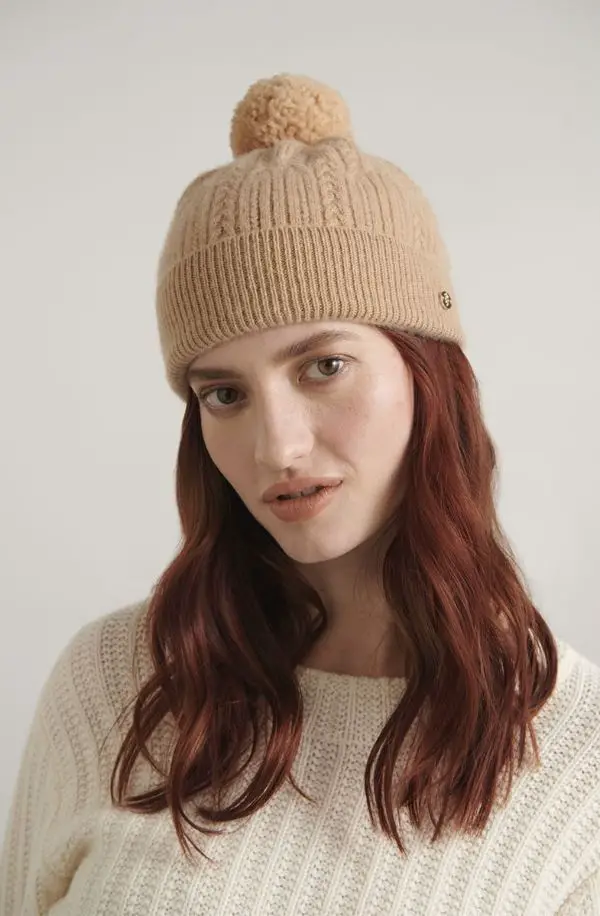 Moss stitch Beanie knit