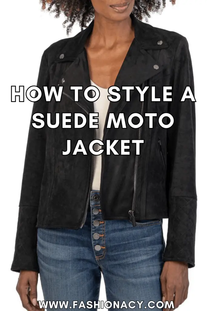 How to Style a Suede Moto Jacket