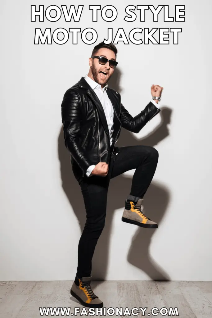 How to Style Moto Jacket Men
