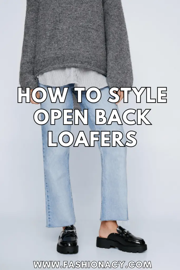 how to style open back loafers