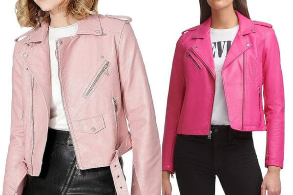 How to Style Pink Moto Jacket