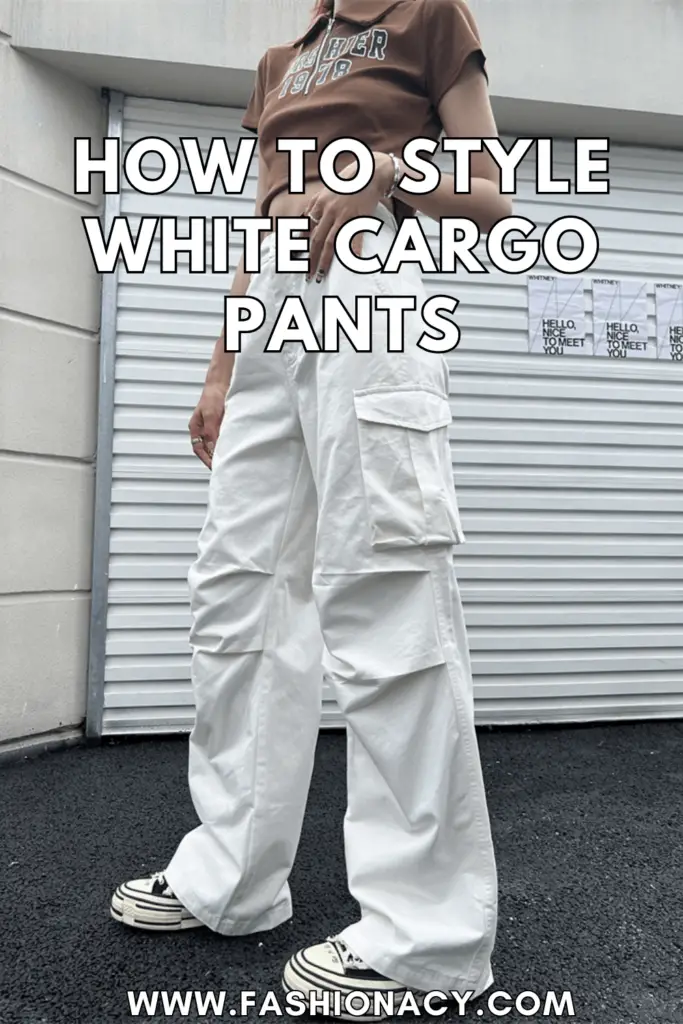 How to Style White Cargo Pants