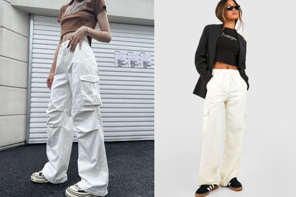 How to Style White Cargo Pants