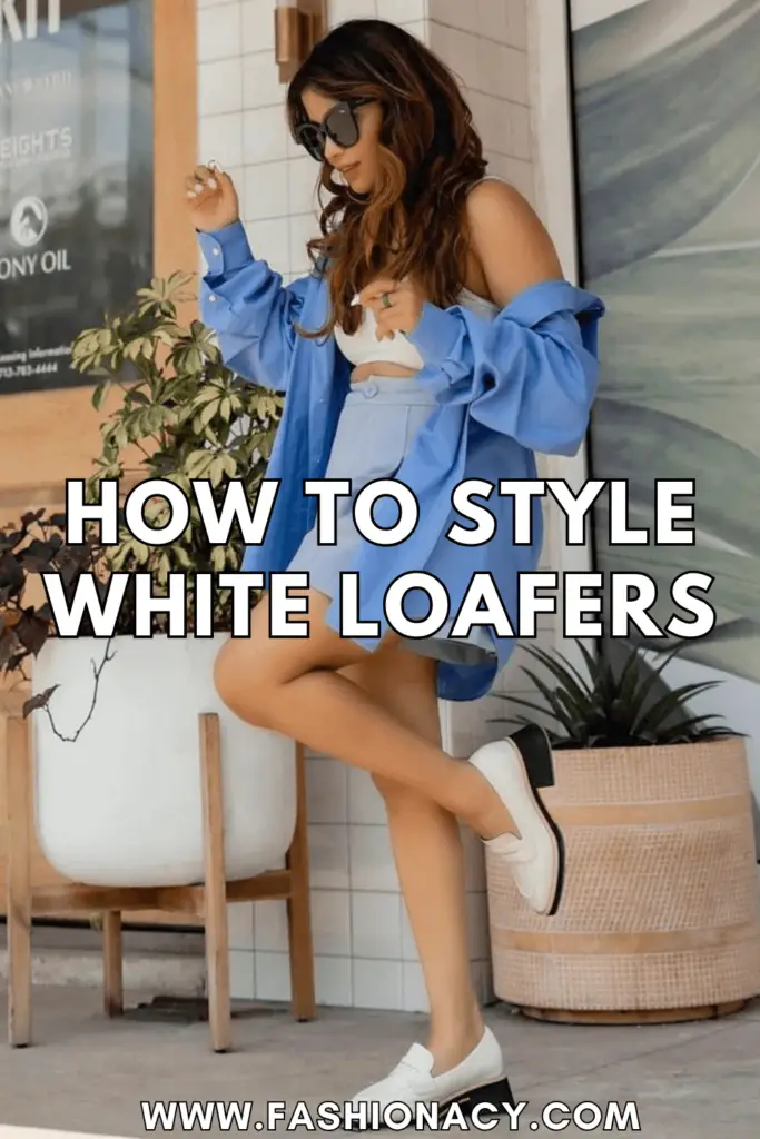 How to Style White Loafers