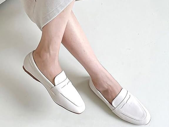 How to Style White Loafers