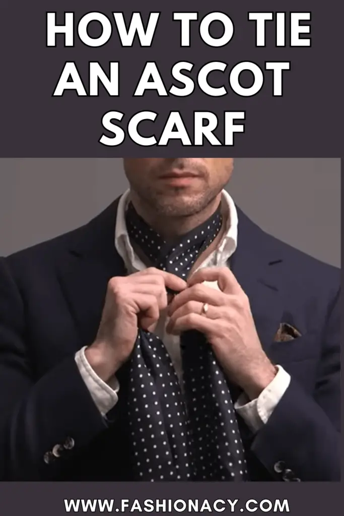 How to Tie an Ascot Scarf