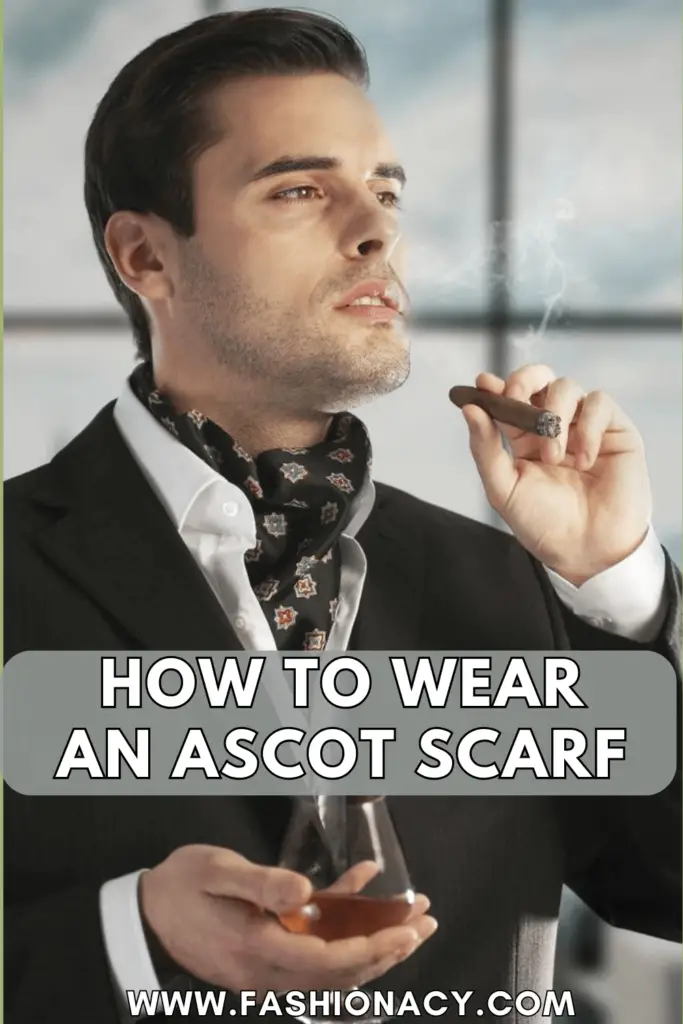 How to Wear an Ascot Scarf