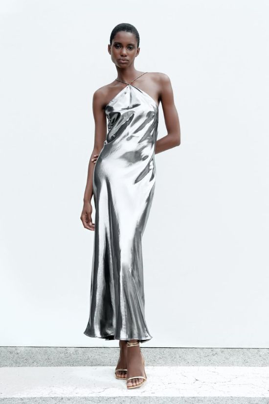 metallic-dress-outfit-classy