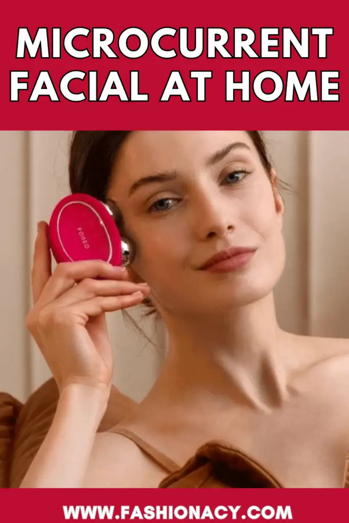 microcurrent facial at home