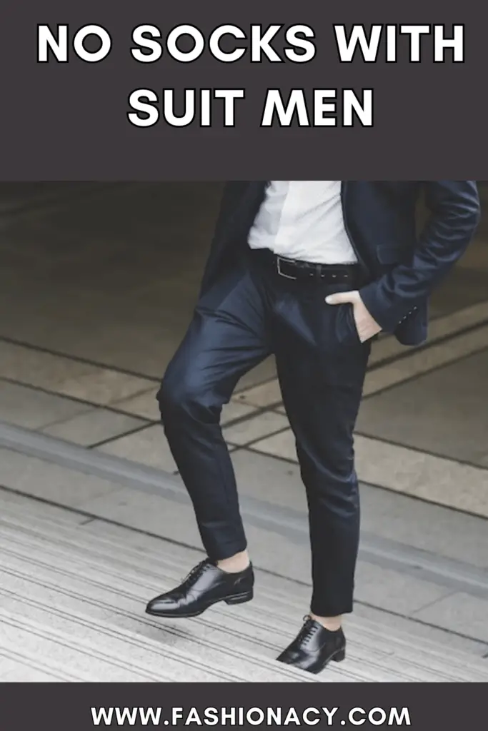 No Socks With Suit Men