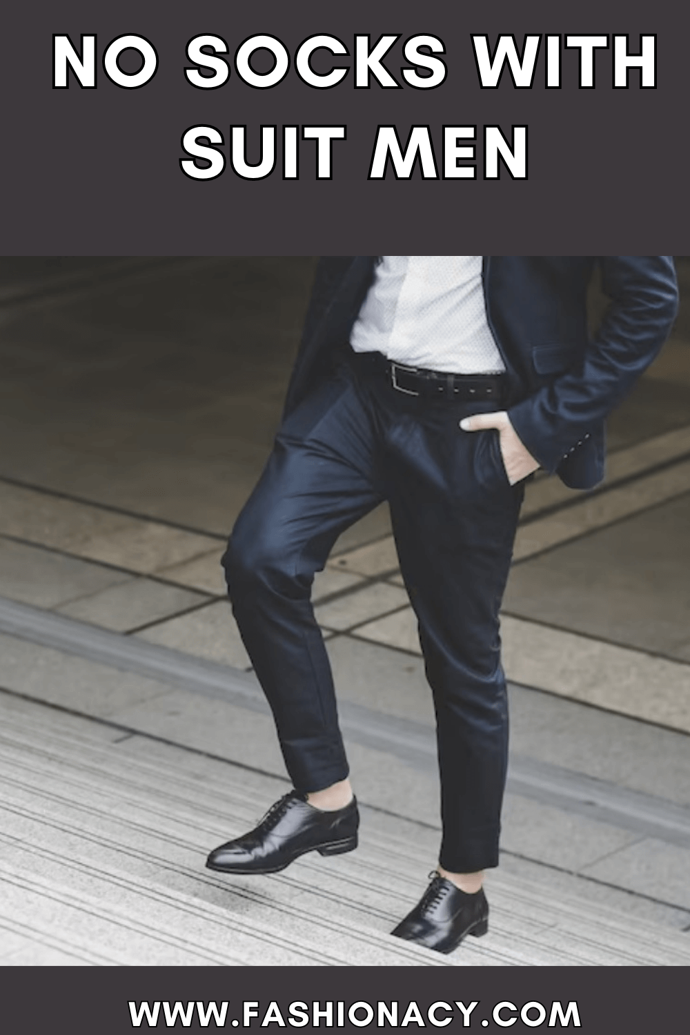 No Socks With Suit Men