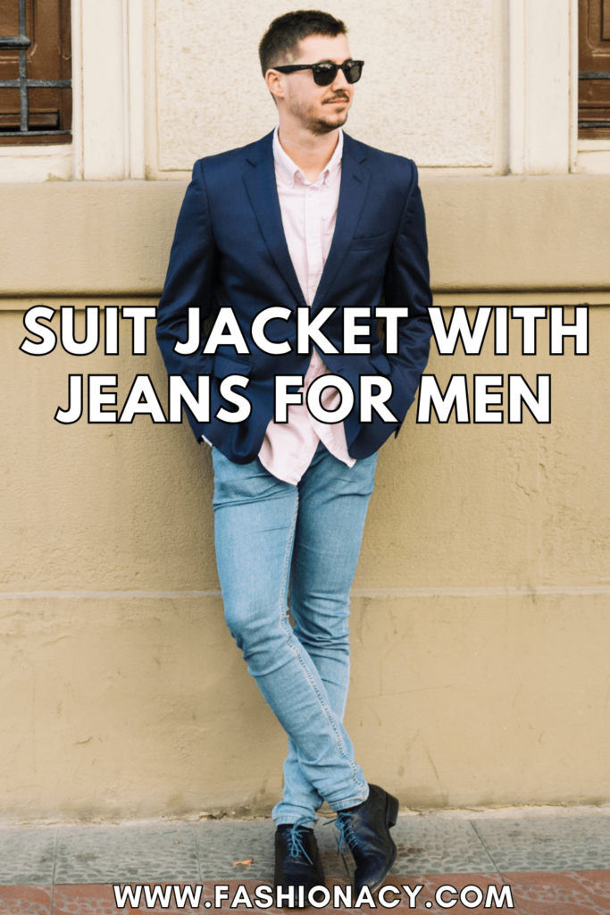 suit jacket with jeans for men