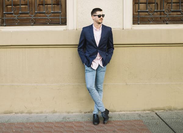 suit jacket with jeans for men