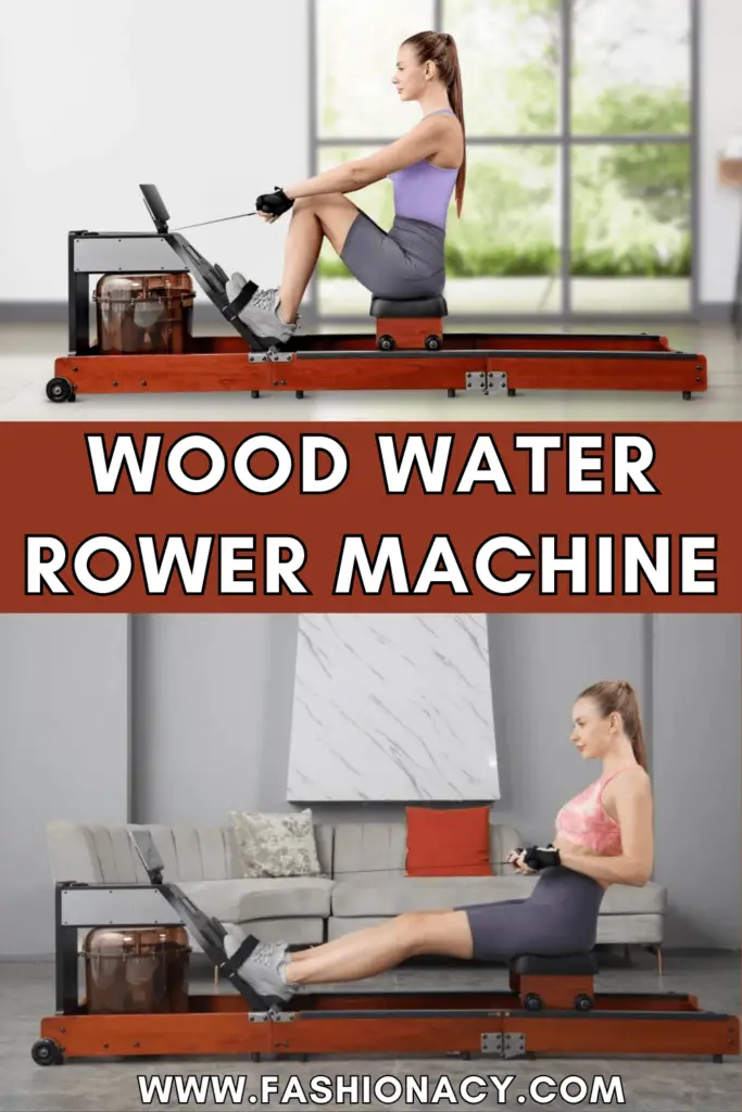 wood water rower machine