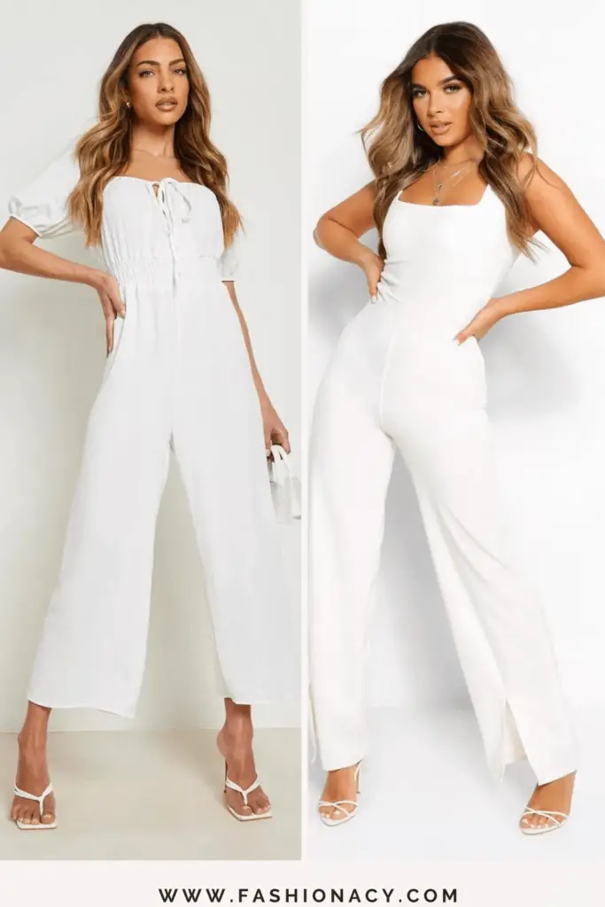 Casual White Jumpsuits For Women 