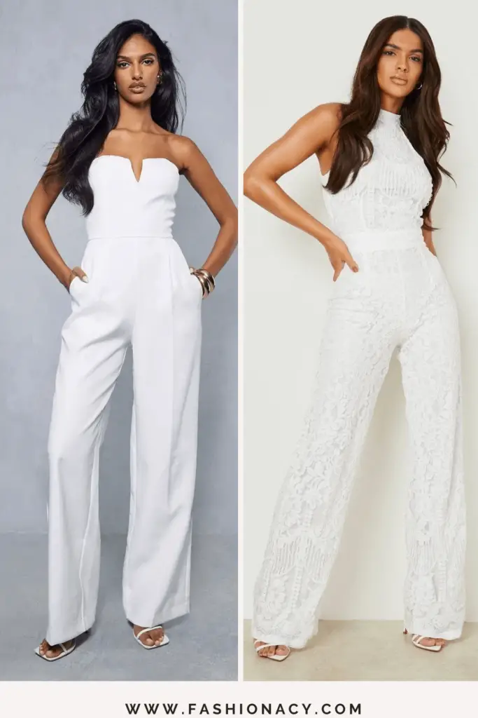 Classy White Jumpsuits For Women