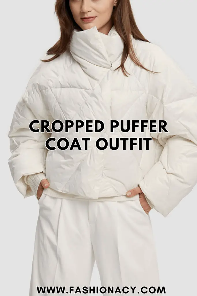 Cropped Puffer Coat Outfit