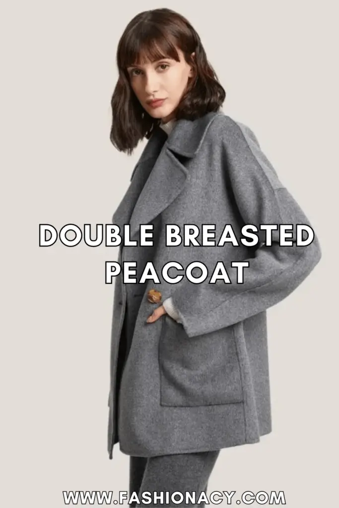 Double Breasted Peacoat