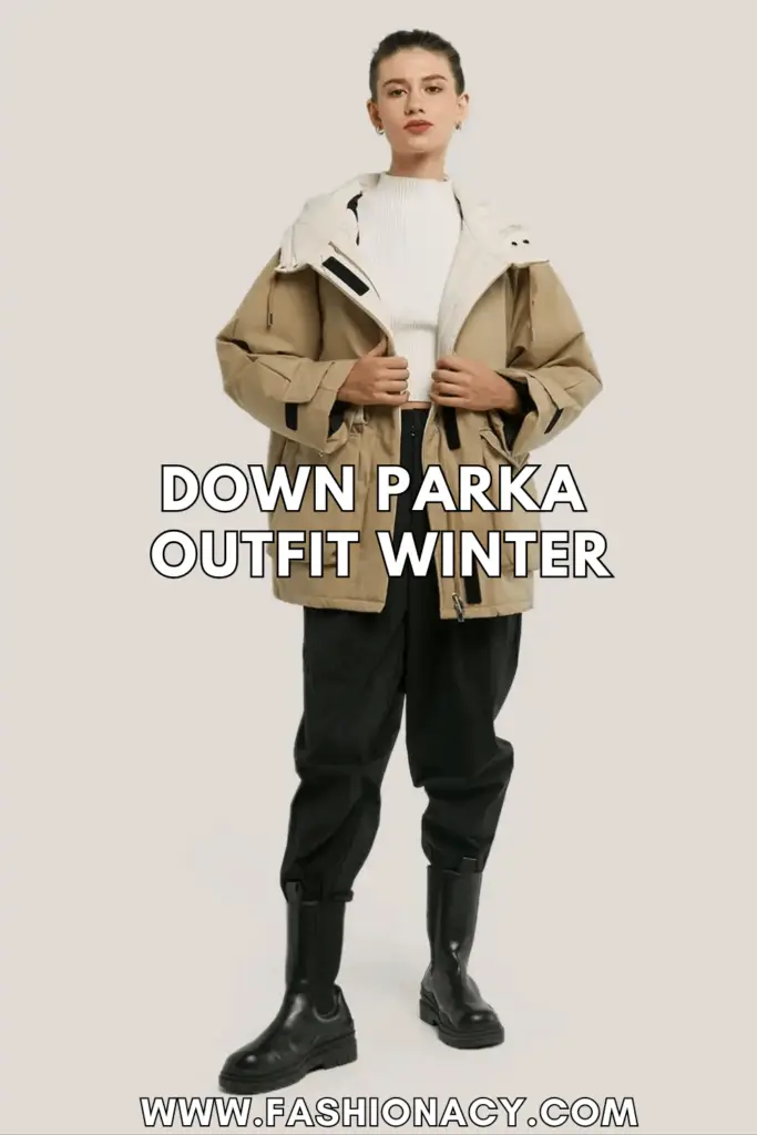 Down Parka Outfit Winter