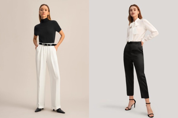 How to Wear Silk Pants Outfit