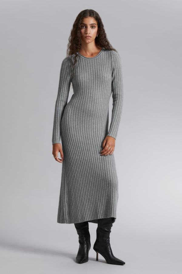 Knitted Dress For Office
