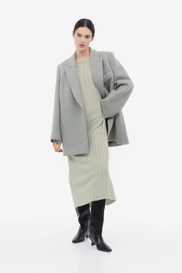 Knitted Dress Outfit Winter