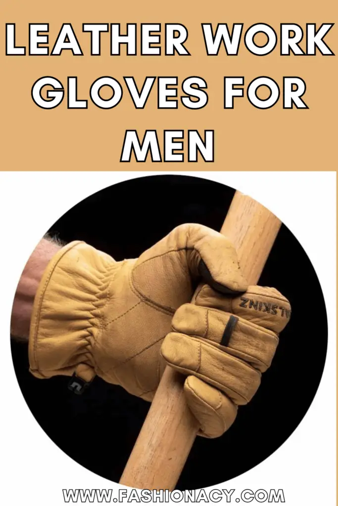 Leather Work Gloves For Men