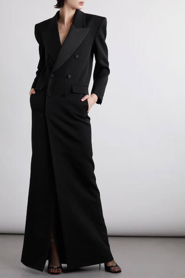Long Black Coat Outfit Formal