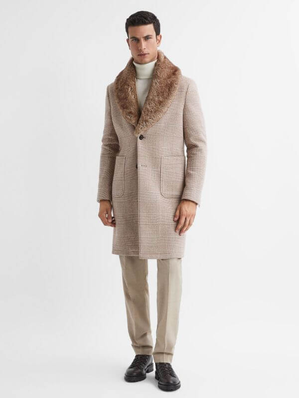 Men Wool Coat Outfit