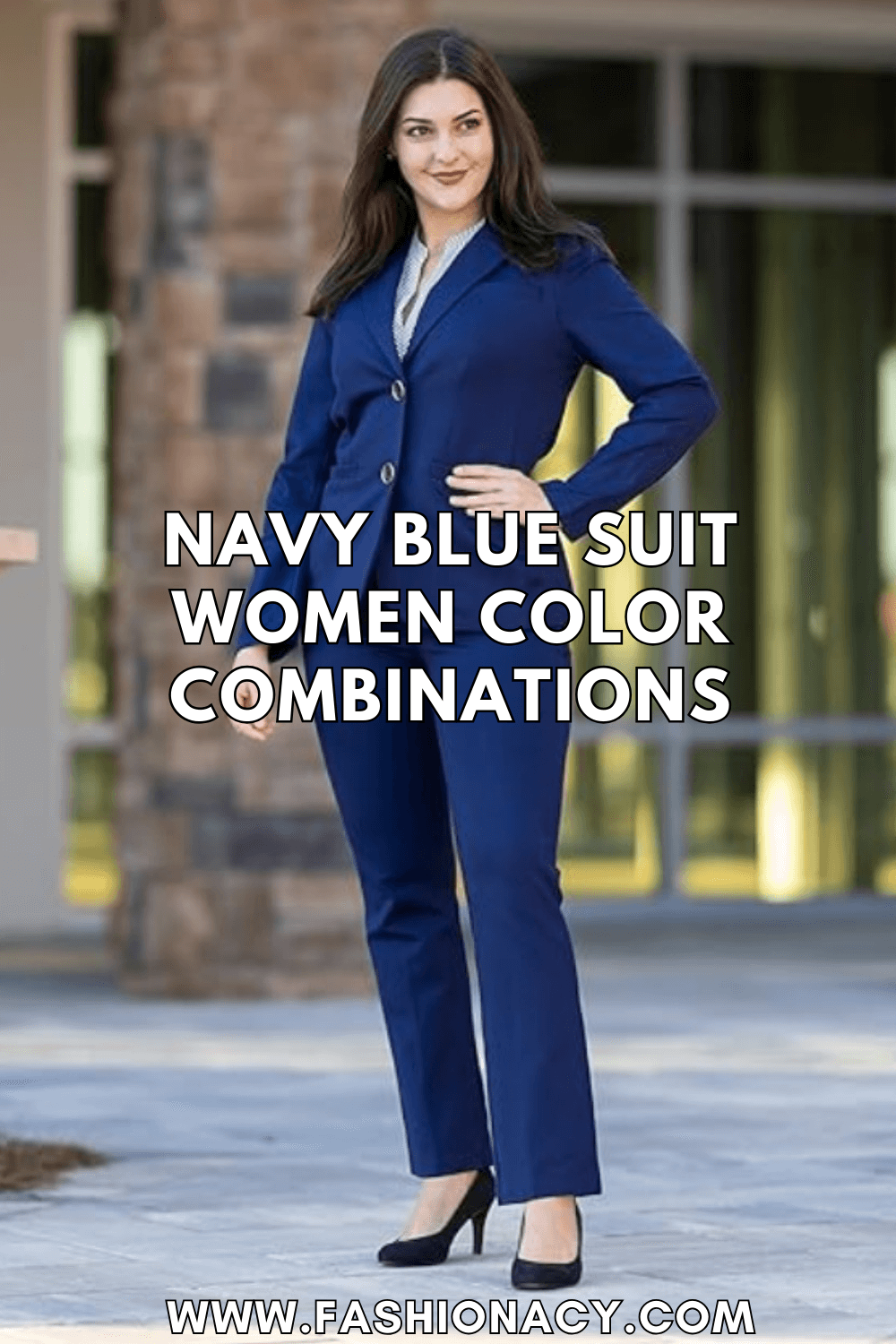 How to Style a Navy Blue Suit for Women