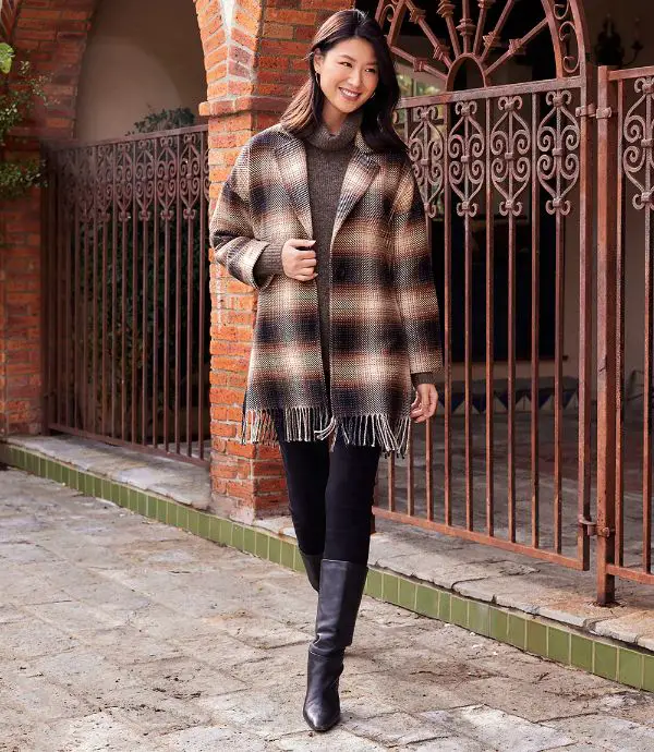 Plaid Jacket Women