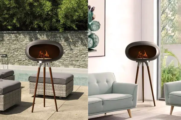 Portable Fireplace Décor