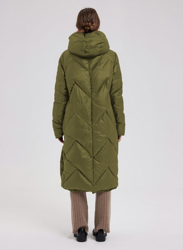 Puffer Coat With Hood