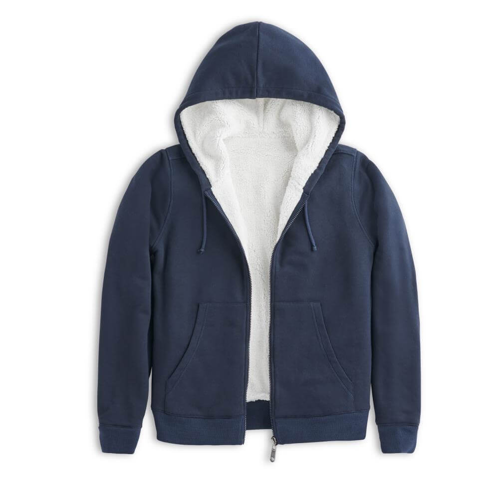 Sherpa Lined Hoodie Men