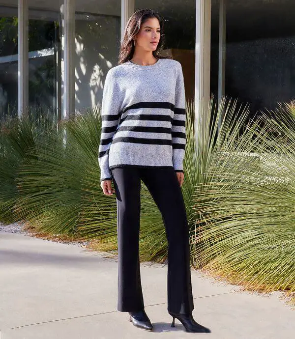 Stripe Sweater Outfit Fall