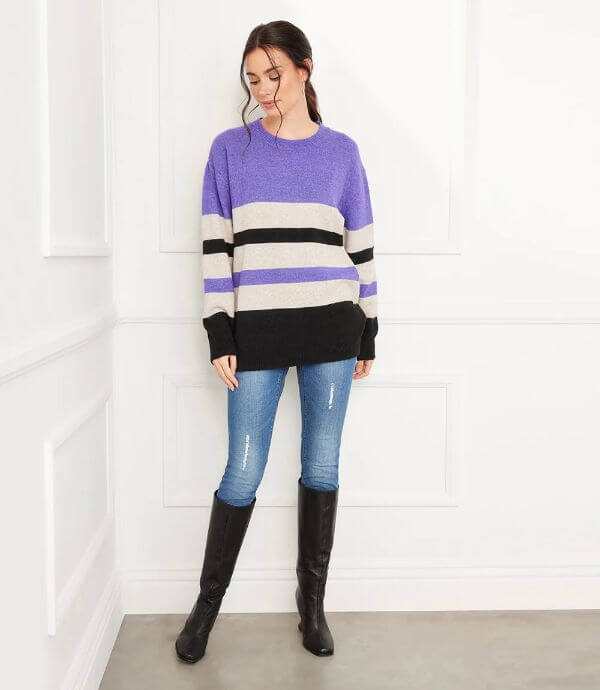 Stripe Sweater With Jeans