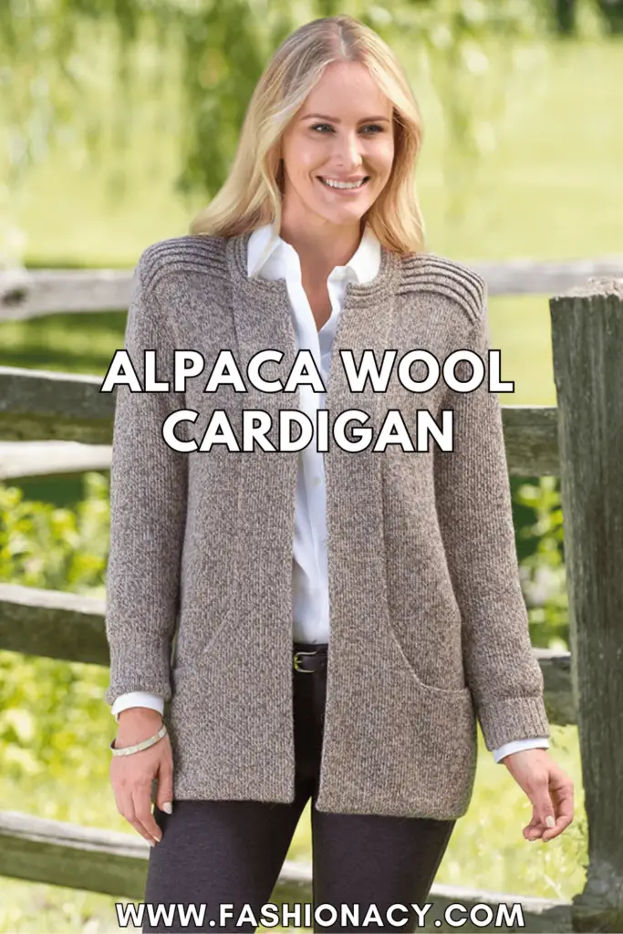Alpaca Wool Cardigan