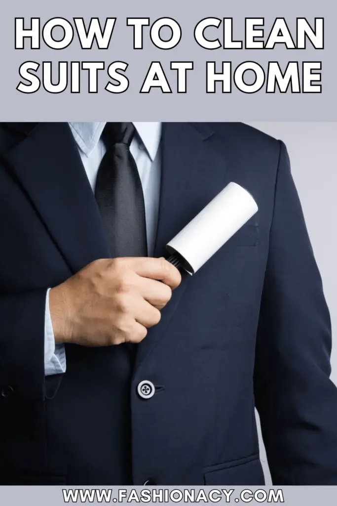 How To Clean Suits at Home