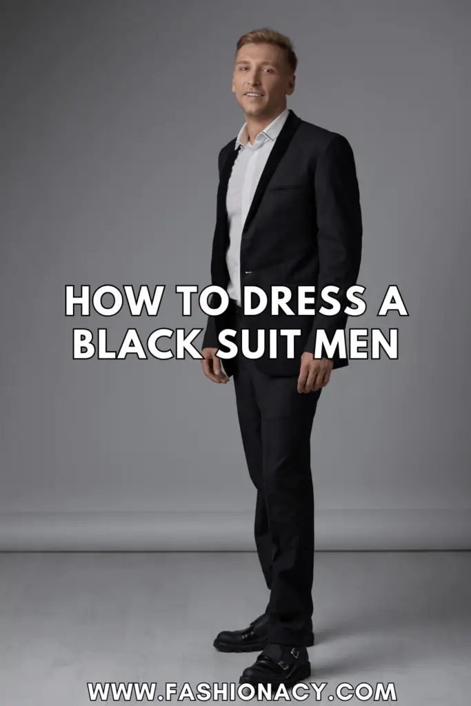 How To Dress a Black Suit Men