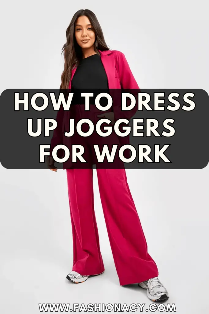 How to Dress Up Joggers For Work