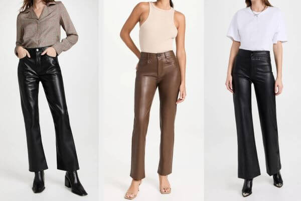 How to Dress Up Leather Pants