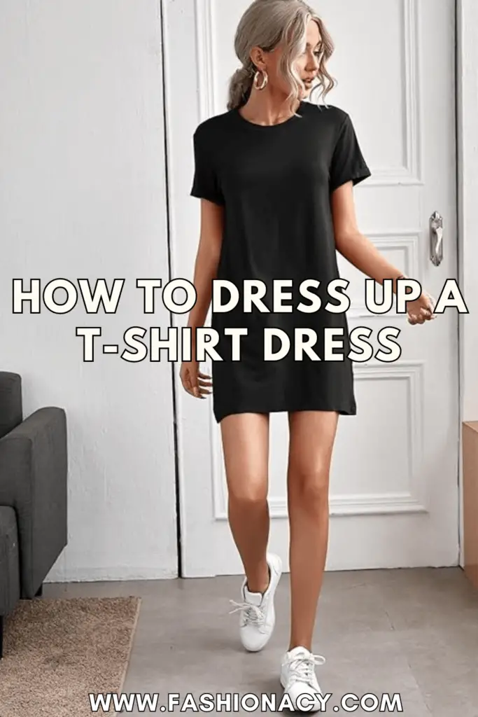How to Dress Up a T-shirt Dress