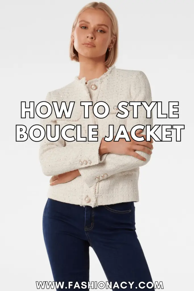 How to Style Boucle Jacket